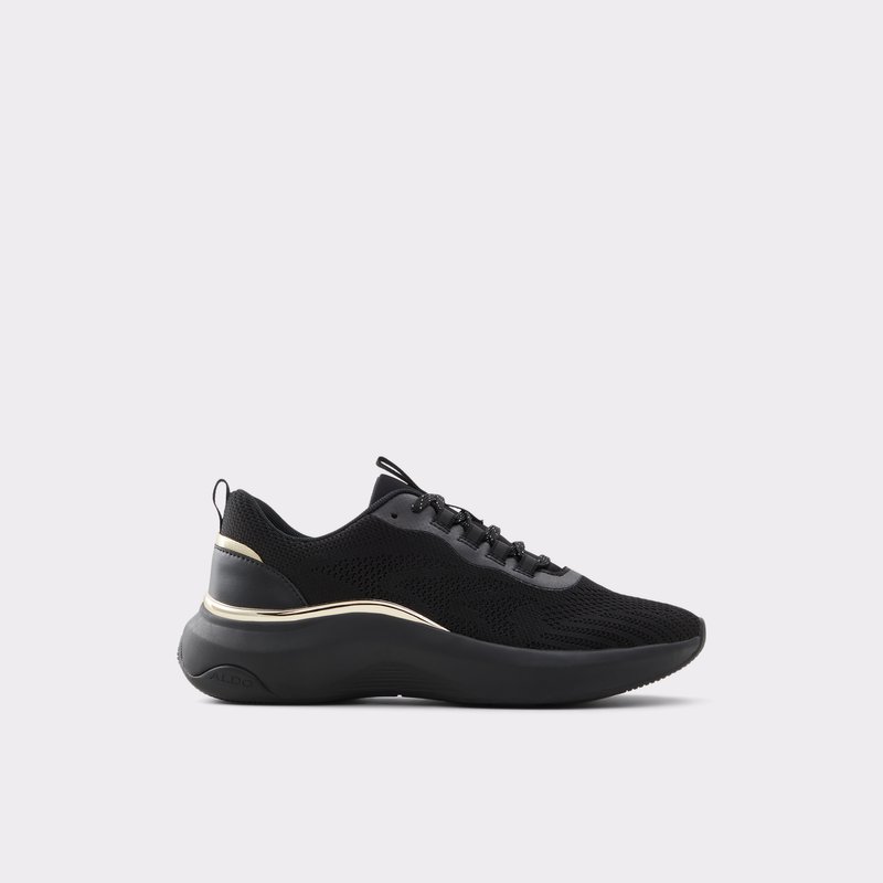 Women\'s Aldo Willo Lace Up Sneakers Black | 2736-ALXRO