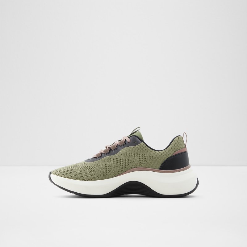 Women's Aldo Willo Low Sneakers Khaki | 9053-TJMVZ