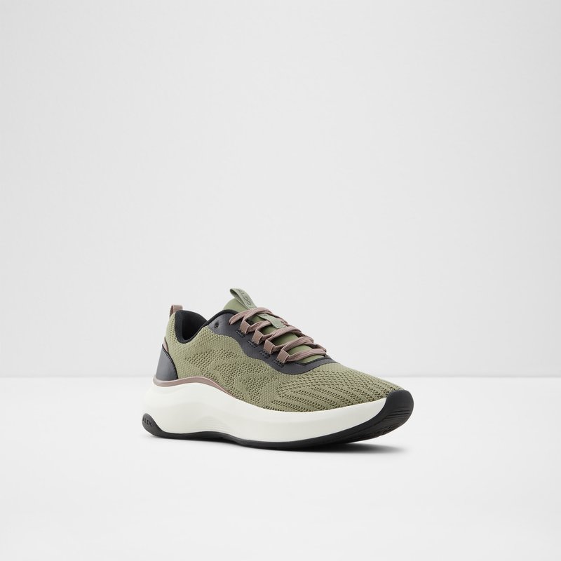 Women's Aldo Willo Low Sneakers Khaki | 9053-TJMVZ