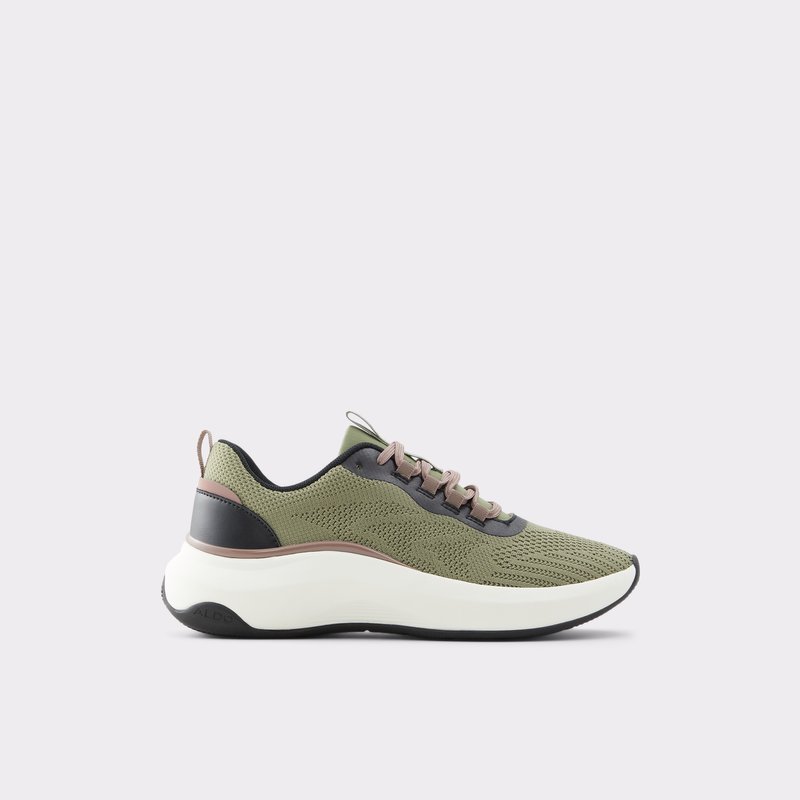 Women\'s Aldo Willo Low Sneakers Khaki | 9053-TJMVZ