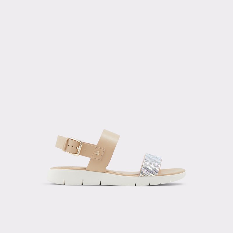 Women\'s Aldo Woema Casual Sandals White | 6921-YGPWJ