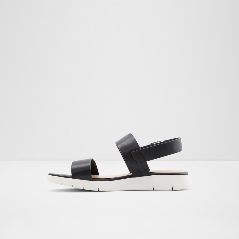 Women's Aldo Woema Flat Sandals Black | 6973-OTEVG