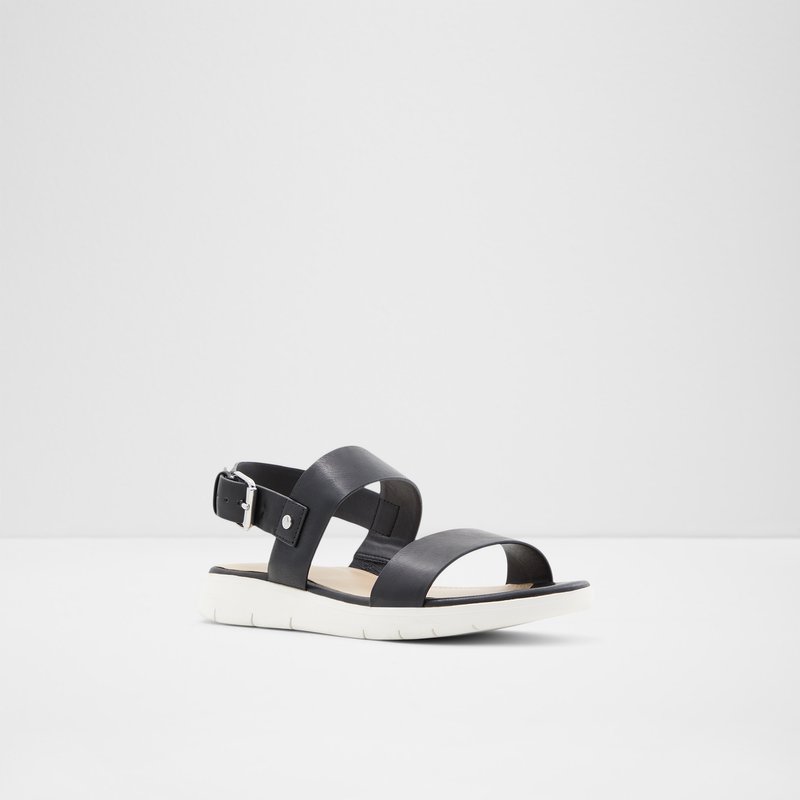 Women's Aldo Woema Flat Sandals Black | 6973-OTEVG