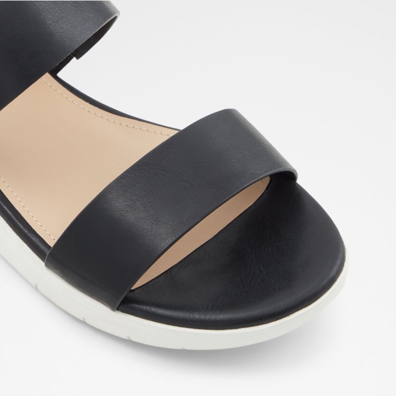 Women's Aldo Woema Flat Sandals Black | 6973-OTEVG