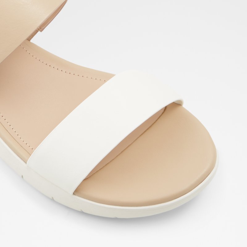 Women's Aldo Woema Flat Sandals Bone | 4752-LTKHF