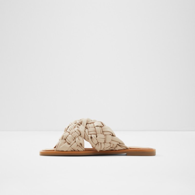 Women's Aldo Wovina Flat Sandals Light Pink | 0541-CPHZJ