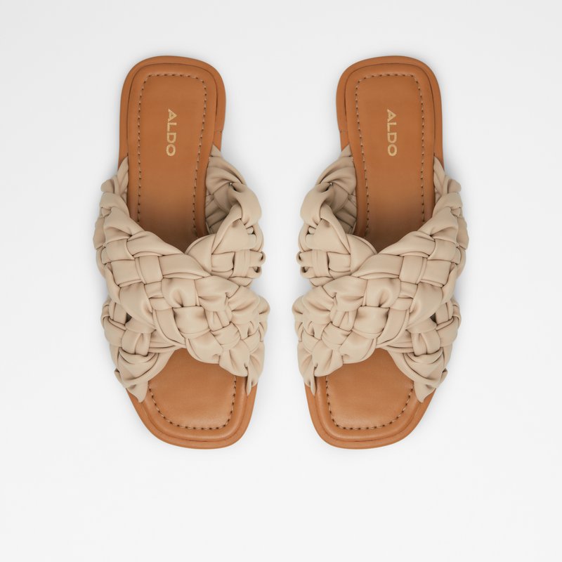 Women's Aldo Wovina Flat Sandals Light Pink | 0541-CPHZJ