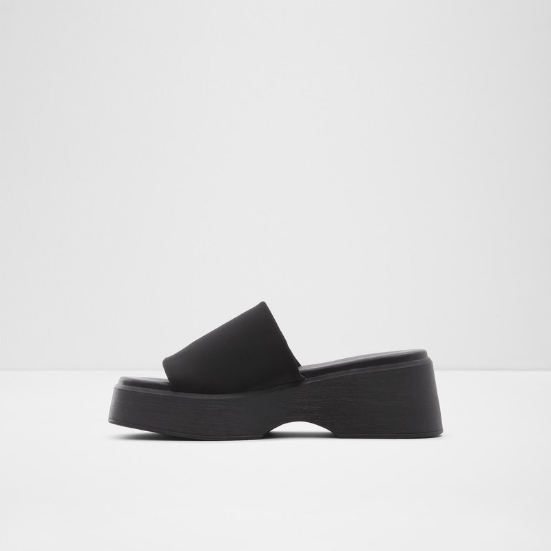 Women's Aldo Yassu Platform Sandals Black | 0189-LXTSN