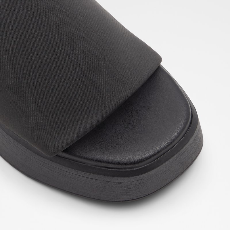 Women's Aldo Yassu Platform Sandals Black | 0189-LXTSN