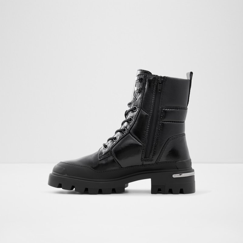 Women's Aldo Yuclya Combat Boots Black | 6387-LJIKG