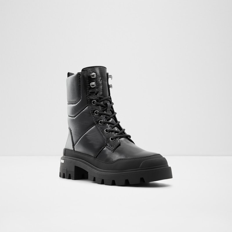 Women's Aldo Yuclya Combat Boots Black | 6387-LJIKG