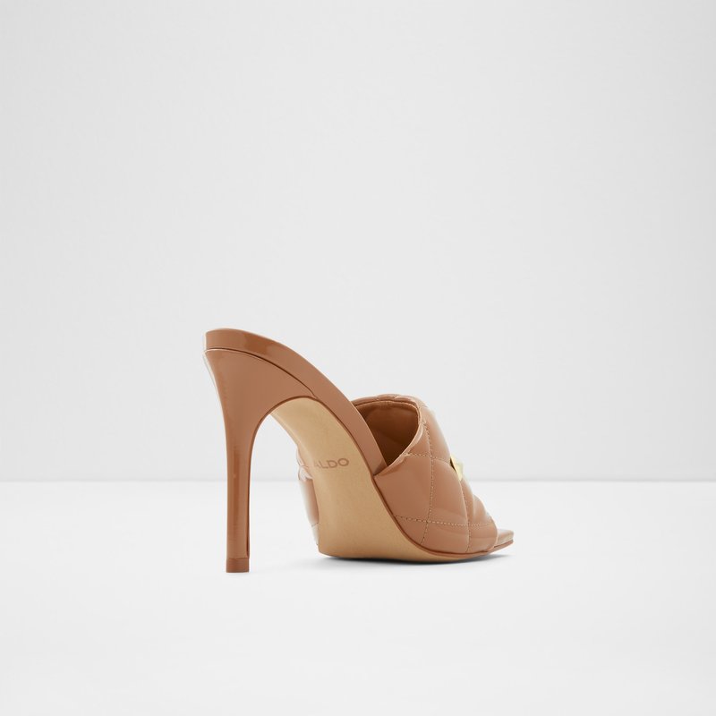 Women's Aldo Zaesa High Heels Dark Beige | 8721-CBKSJ